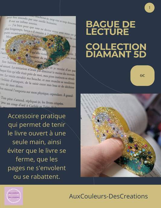 Bague de lecture "Diamant 5D" N°1