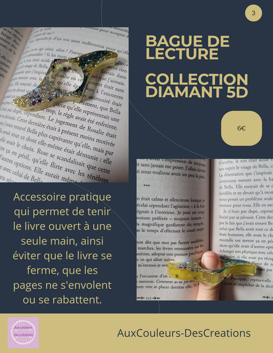 Bague de lecture "Diamant 5D" N°3